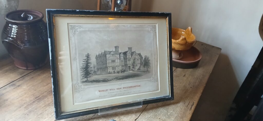 Mosley Old Hall before it was encased in brick