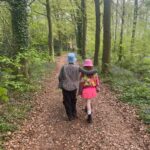 Shropshire Youth Theatre walking through the AS YOU LIKE IT wood