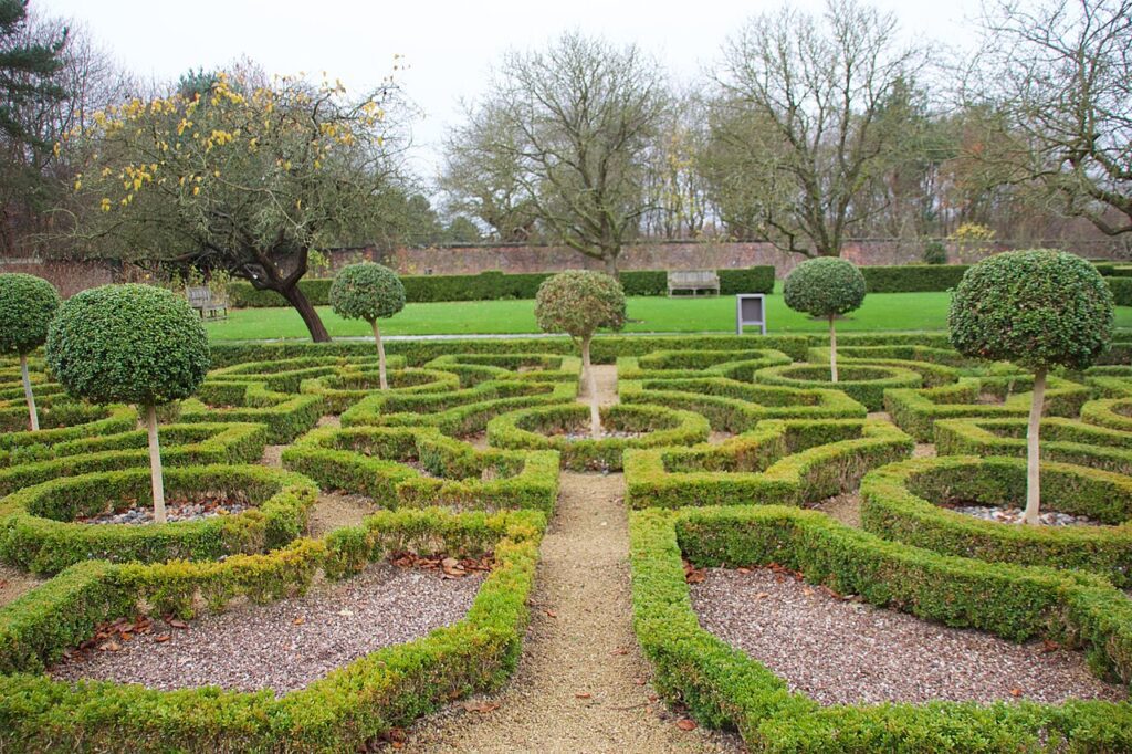 Garden at Mosley Old Hall
