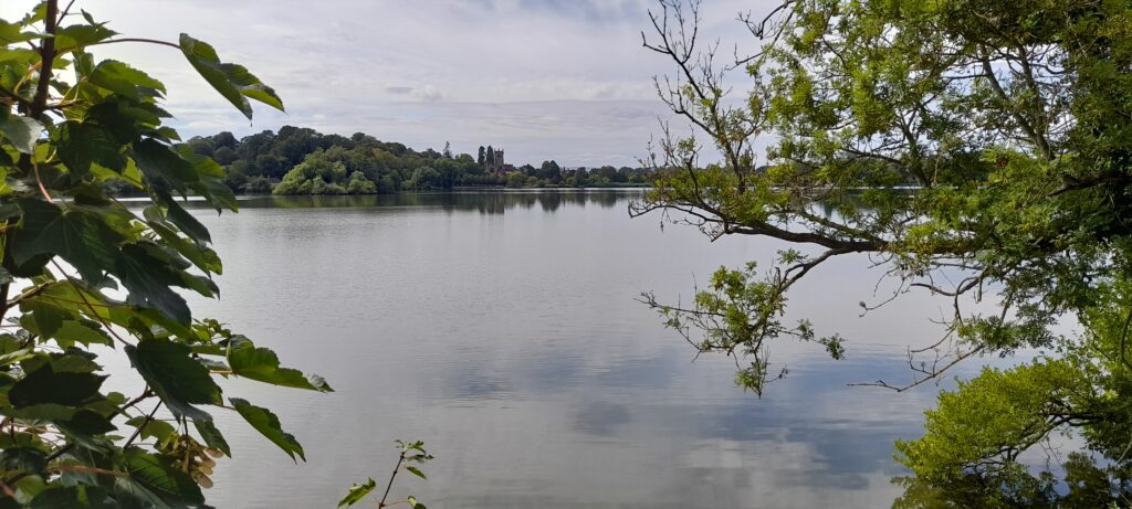 Ellesmere viewed from Oteley