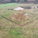 Plot points for the Soilsmology investigations at Soulton Hall at the Erkenwald site