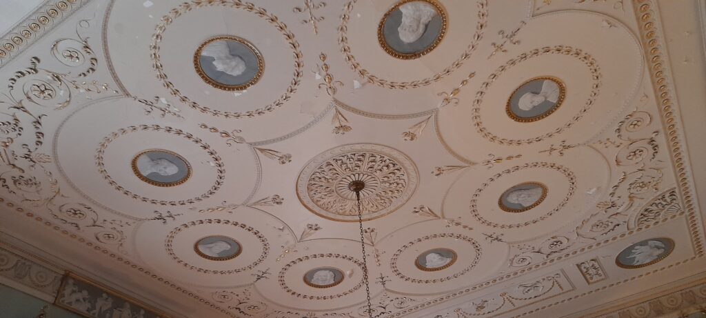 Berrington Hall ceiling