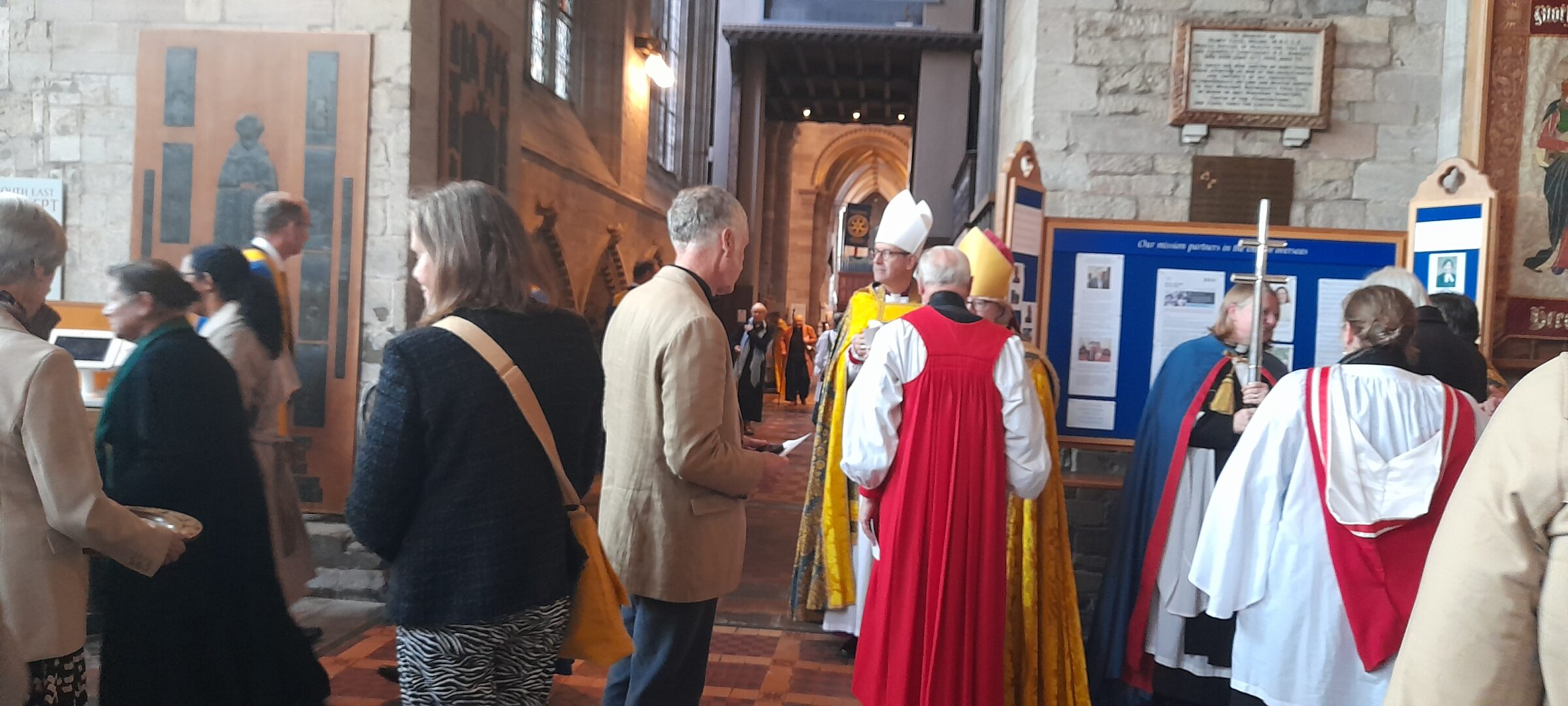 rchbishop of Canterbury, the Most Reverend Sarah Mullally at Hereford Cathedral