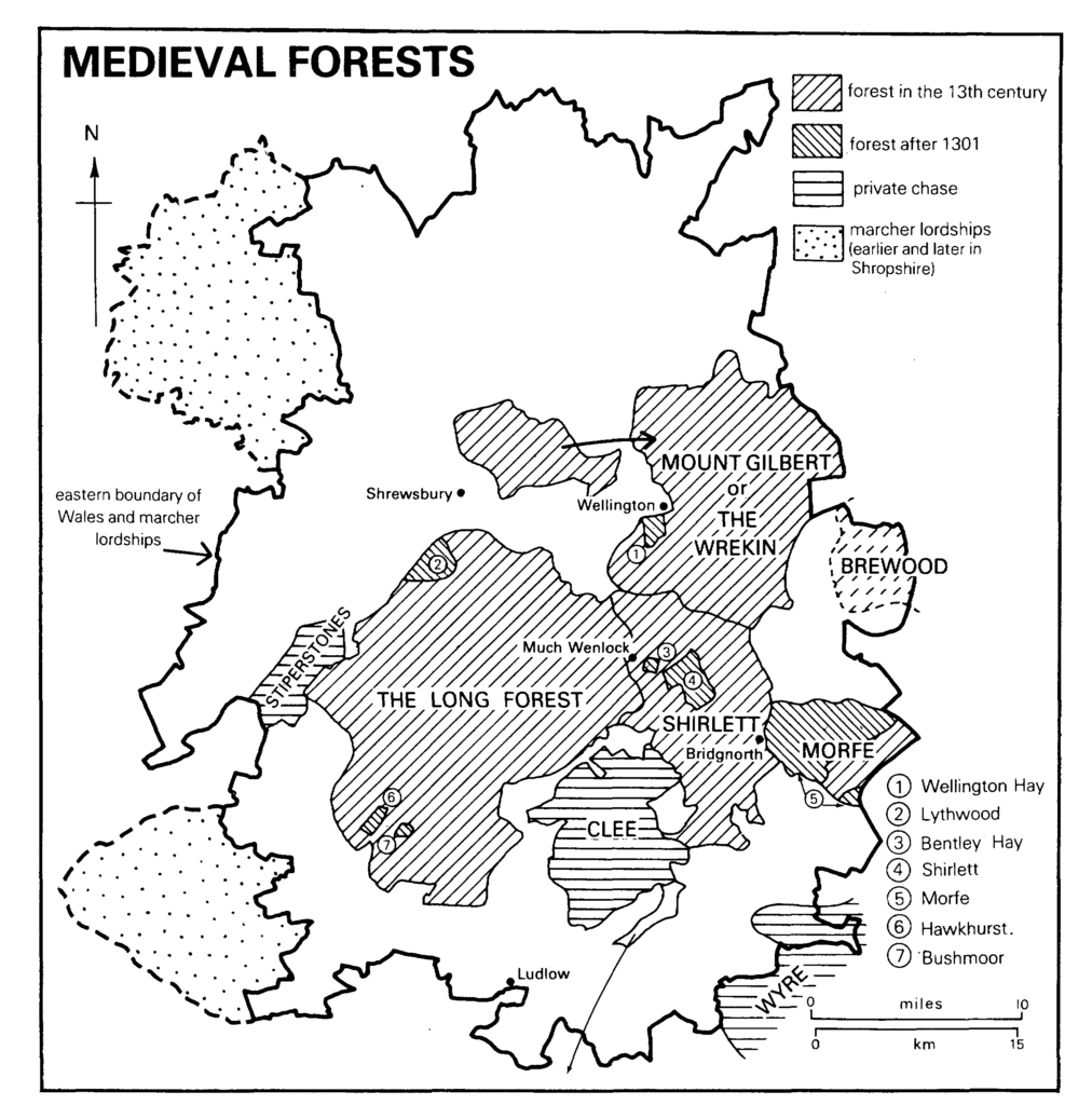 Medieval administrative divisions derived from the ancient Forest of Arden (Credit: British History Online).