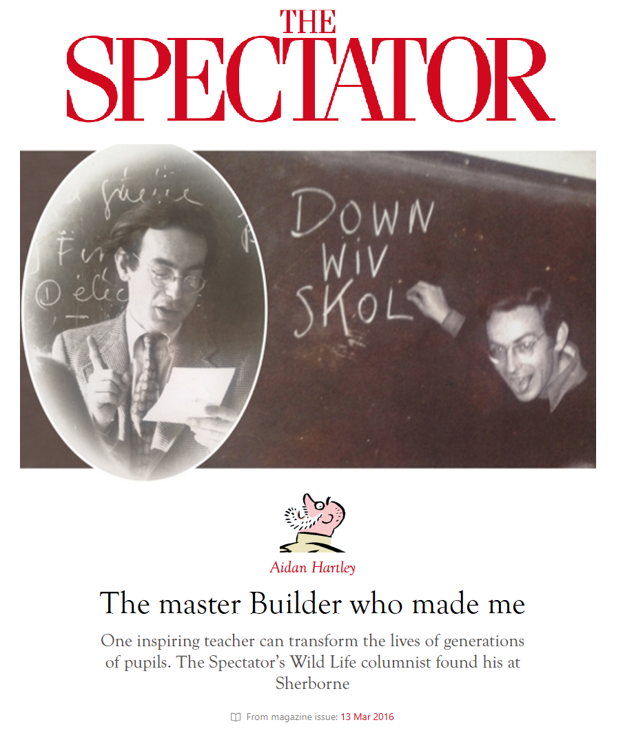 ichael Schützer-Weissmann - Tribute in THE SPECTATOR